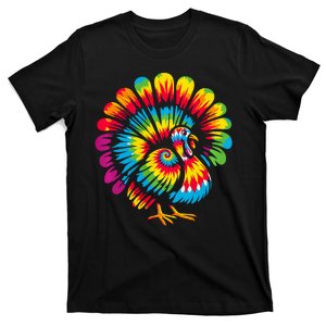 Tie Dye Turkey Thanksgiving T-Shirt