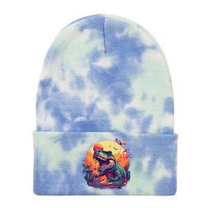 Trex Dinosaur Tie Dye 12in Knit Beanie