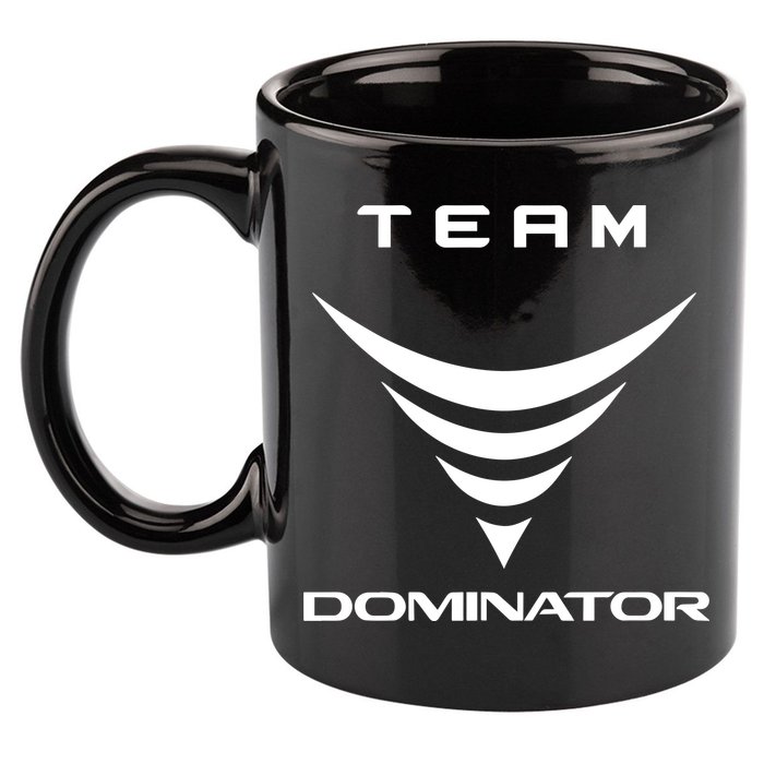 Team Dominator 11oz C Handle Ceramic Mug