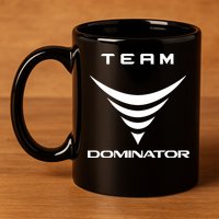 Team Dominator 11oz C Handle Ceramic Mug