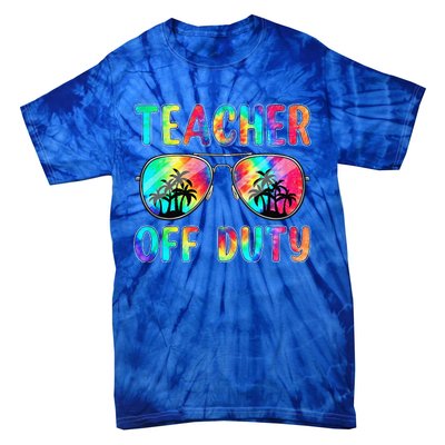 Tie Dye Teacher Off Duty Last Day Of School Teacher Summer Tie-Dye T-Shirt