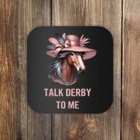 Talk Derby To Me Funny Horse Derby Day Coaster