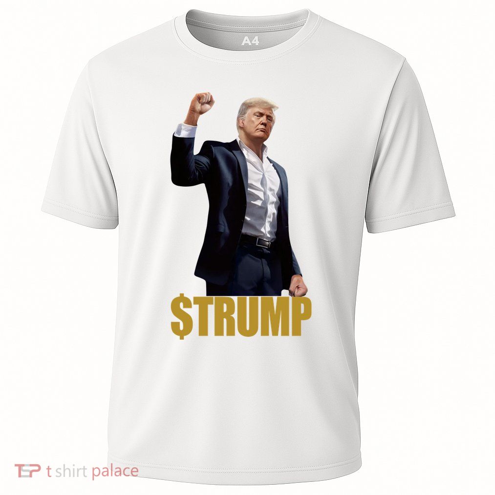 $Trump Donald Trump Meme Coin Crypto Cooling Performance Crew T-Shirt