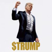$Trump Donald Trump Meme Coin Crypto Performance Shirt