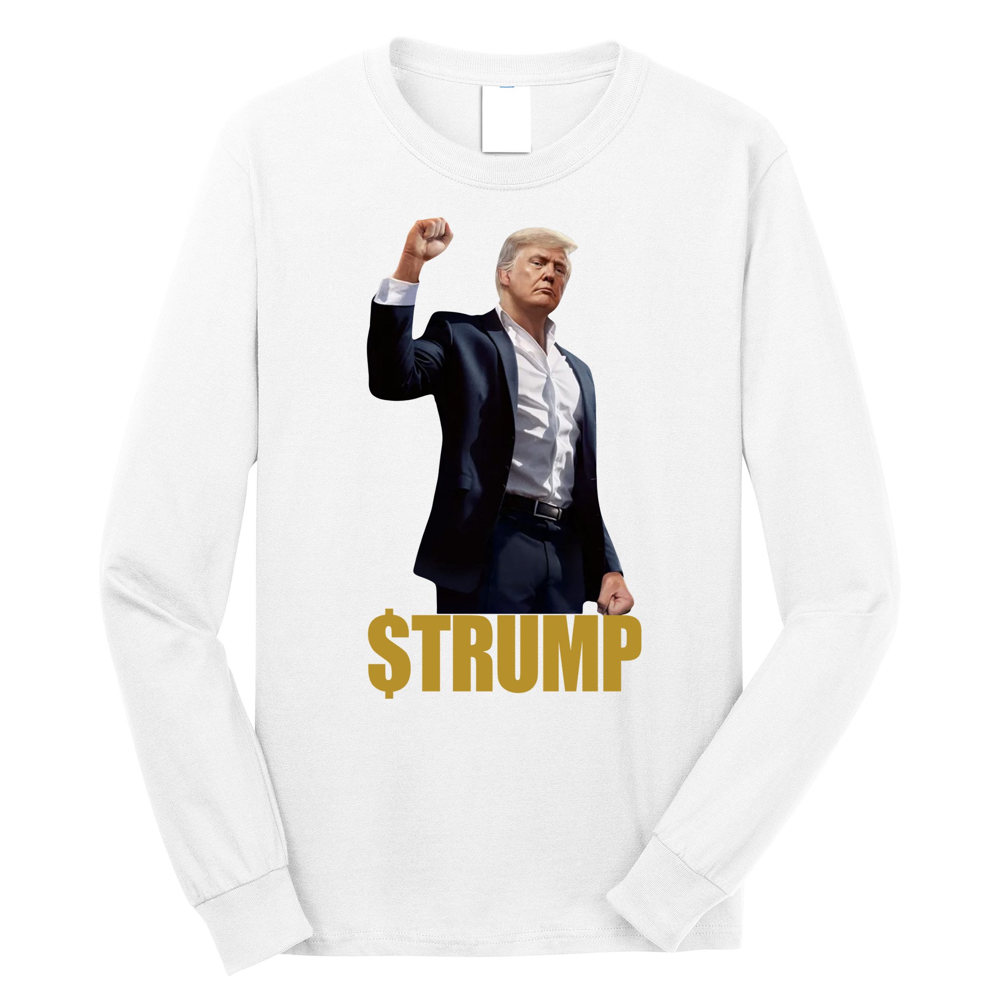 $Trump Donald Trump Meme Coin Crypto Long Sleeve Shirt
