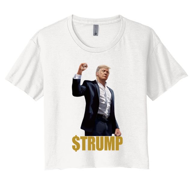 $Trump Donald Trump Meme Coin Crypto Crop Top