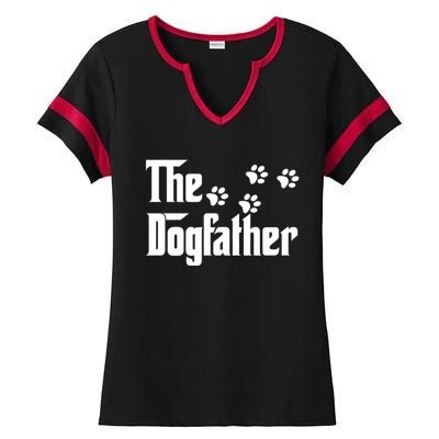 The Dogfather Ladies Halftime Notch Neck Tee