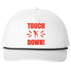 Touch Down Tennis Player Snapback Five-Panel Rope Hat