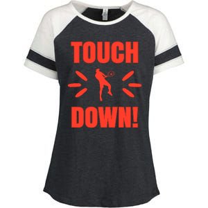 Touch Down Tennis Player Enza Ladies Jersey Colorblock Tee