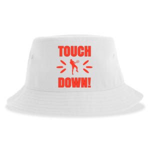 Touch Down Tennis Player Sustainable Bucket Hat