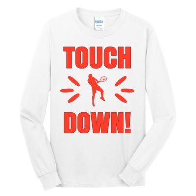 Touch Down Tennis Player Tall Long Sleeve T-Shirt