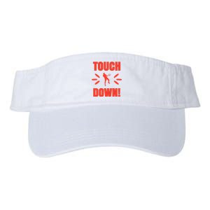 Touch Down Tennis Player Valucap Bio-Washed Visor