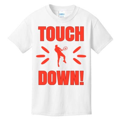 Touch Down Tennis Player Kids T-Shirt