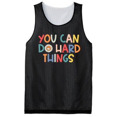 Test Day Teacher You Can Do Hard Things Mesh Reversible Basketball Jersey Tank