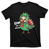 Thanksgiving Dinosaur Turkey Rawr IM A Dinosaur T-Shirt