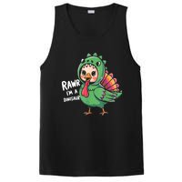 Thanksgiving Dinosaur Turkey Rawr IM A Dinosaur PosiCharge Competitor Tank