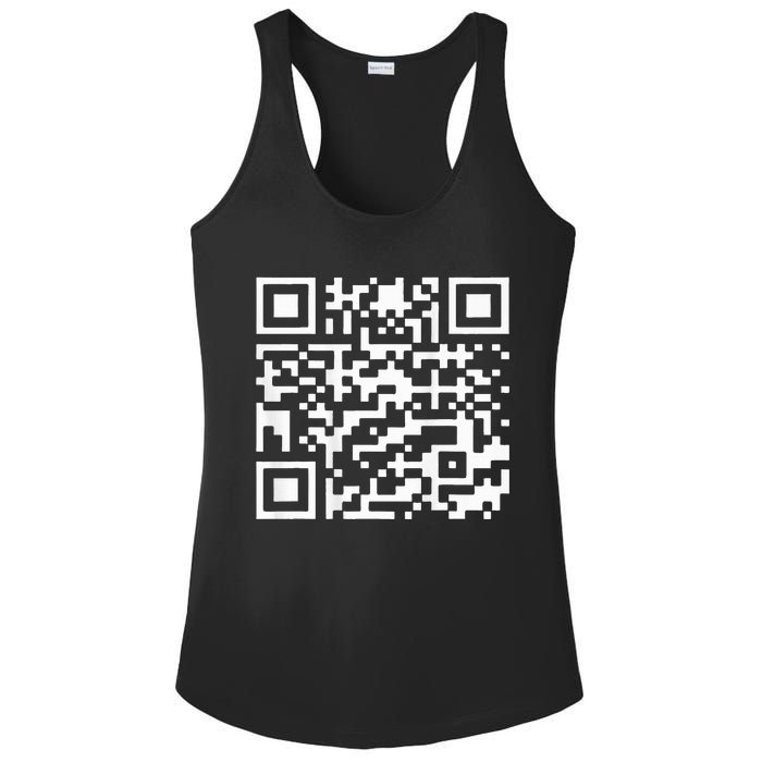 Trump Dance Troll Qr Funny President Trump Dance Code Back Ladies PosiCharge Competitor Racerback Tank