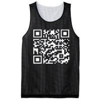 Trump Dance Troll Qr Funny President Trump Dance Code Back Mesh Reversible Basketball Jersey Tank