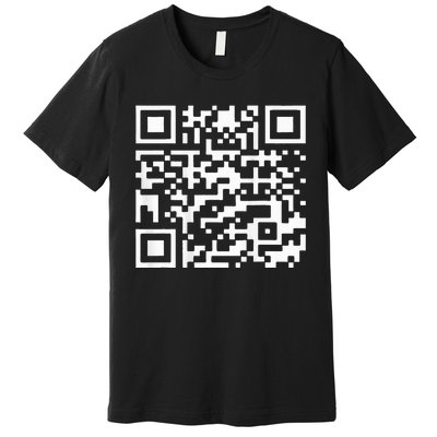 Trump Dance Troll Qr Funny President Trump Dance Code Back Premium T-Shirt