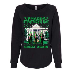 Trump Dance Trump 2024 Make St Patricks Day Great Again Womens California Wash Sweatshirt