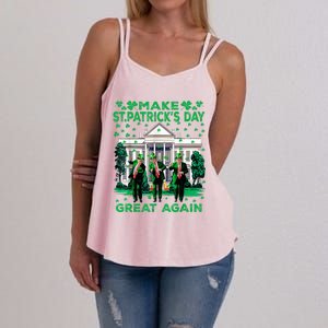 Trump Dance Trump 2024 Make St Patricks Day Great Again Women's Strappy Tank