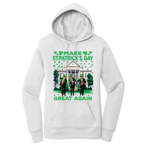 Trump Dance Trump 2024 Make St Patricks Day Great Again Women's Pullover Hoodie