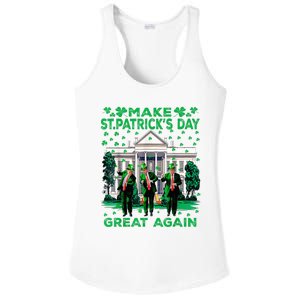 Trump Dance Trump 2024 Make St Patricks Day Great Again Ladies PosiCharge Competitor Racerback Tank