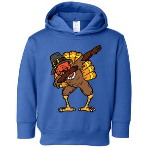 Turkey Dabbing Thanksgiving Day Funny Dance Fall Autumn Gift Toddler Hoodie