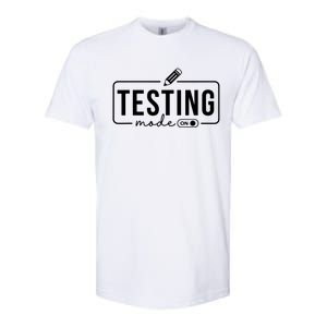 Test Day Teacher Testing Mode On Gifts For Women Softstyle CVC T-Shirt