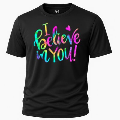 Test Day Teach.er I Believe In You Testing Day Tie Dye Performance Shirt
