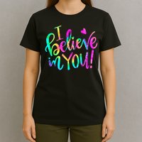 Test Day Teach.er I Believe In You Testing Day Tie Dye T-Shirt