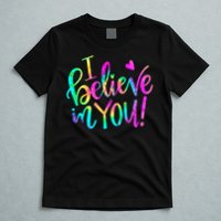 Test Day Teach.er I Believe In You Testing Day Tie Dye T-Shirt