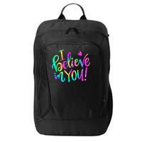 Test Day Teach.er I Believe In You Testing Day Tie Dye City Backpack