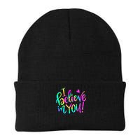 Test Day Teach.er I Believe In You Testing Day Tie Dye Beanie