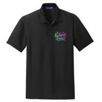 Test Day Teach.er I Believe In You Testing Day Tie Dye Dry Zone Grid Polo
