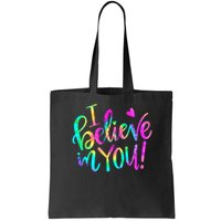 Test Day Teach.er I Believe In You Testing Day Tie Dye Bag