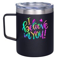 Test Day Teach.er I Believe In You Testing Day Tie Dye 12oz Stainless Steel Coffee Mug