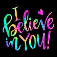 Test Day Teach.er I Believe In You Testing Day Tie Dye Poster