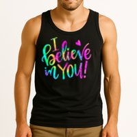 Test Day Teach.er I Believe In You Testing Day Tie Dye Tank Top