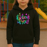 Test Day Teach.er I Believe In You Testing Day Tie Dye Kids Hoodie