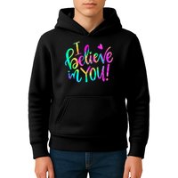 Test Day Teach.er I Believe In You Testing Day Tie Dye Kids Hoodie