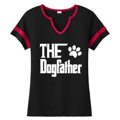 The Dogfather Ladies Halftime Notch Neck Tee