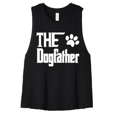 The Dogfather Women's Racerback Cropped Tank