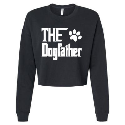 The Dogfather Cropped Pullover Crew