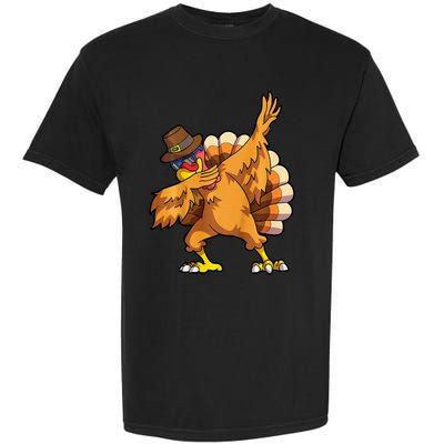 Thanksgiving Dabbing Turkey Day Garment-Dyed Heavyweight T-Shirt