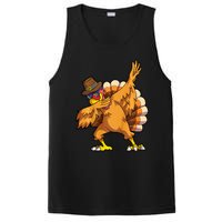 Thanksgiving Dabbing Turkey Day PosiCharge Competitor Tank