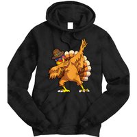 Thanksgiving Dabbing Turkey Day Tie Dye Hoodie