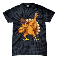 Thanksgiving Dabbing Turkey Day Tie-Dye T-Shirt