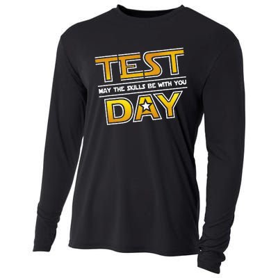 Test Day Testing May The Skills Be With You School Cooling Performance Long Sleeve Crew