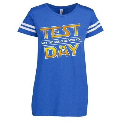 Test Day Testing May The Skills Be With You School Enza Ladies Jersey Football T-Shirt